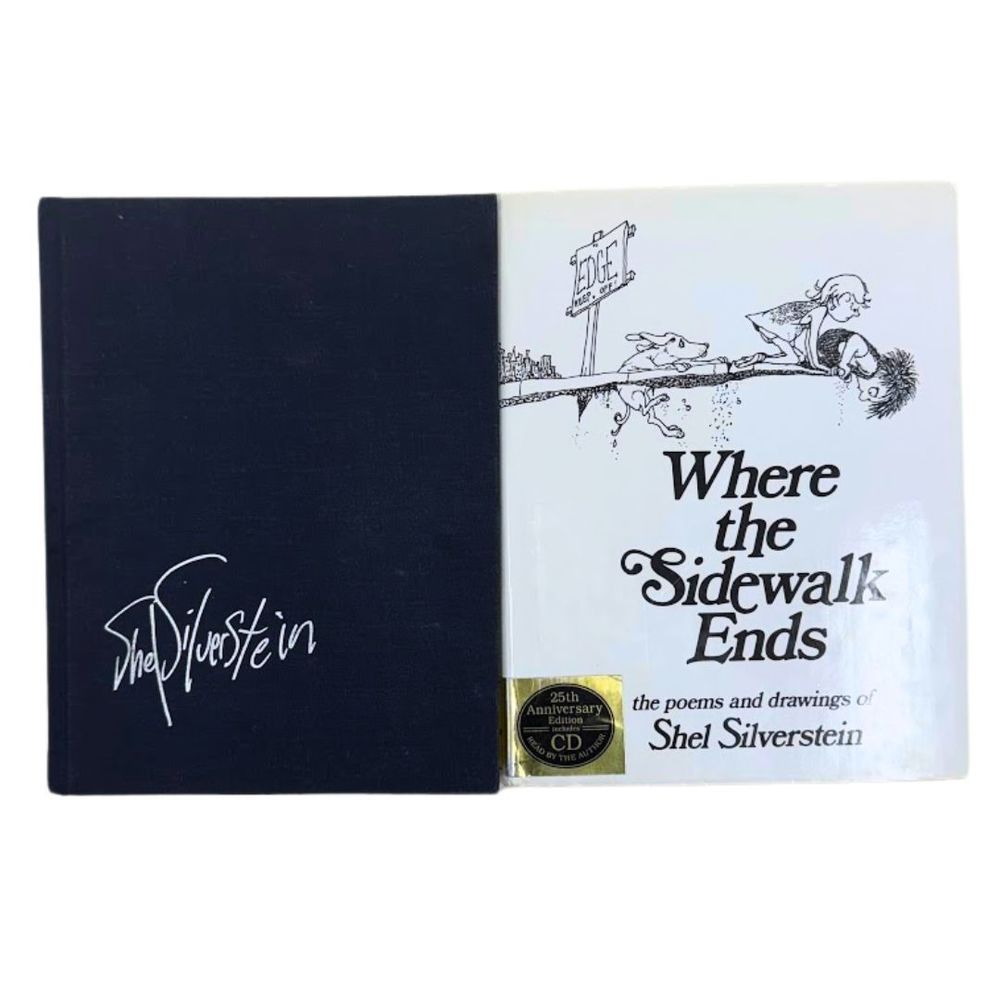 Where the Sidewalk Ends AND Falling up by Shel Silverstein